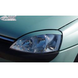 RDX - Vauxhall Corsa C 00-06 ABS Plastic Headlight Eyebrows