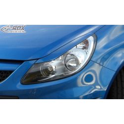 RDX - Vauxhall Corsa D 06- ABS Plastic Headlight Eyebrows