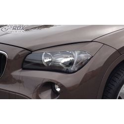 RDX - BMW X1 09-12 ABS Plastic Evil Eye Headlight Eyebrows