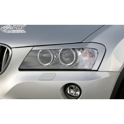 RDX - BMW X3 10-14 ABS Plastic Evil Eye Headlight Eyebrows