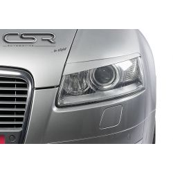 CSR - Audi A6 C6 04- ABS Plastic Evil Eye Headlight Eyebrows