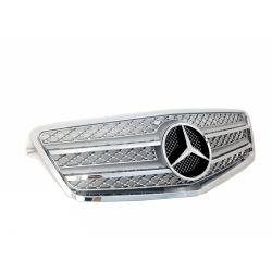 MM - Mercedes E-Class W212 09-13 AMG Design Silver Front Grille