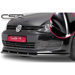 CSR - VW Golf Mk7 12- ABS Plastic Glossy Look Front Bumper Lip (Non R / GTI / R-Line)