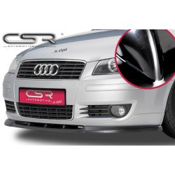 CSR - Audi A3 8P 03- ABS Plastic Glossy Look Front Bumper Lip (Non S3)