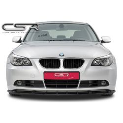 CSR - BMW E60 / E61 5 Series 03-07 Glossy Black ABS Plastic Front Bumper Lip (Non M Package)