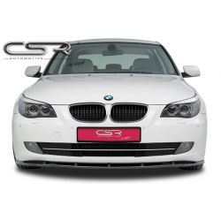 CSR - BMW E60 / E61 5 Series 07-10 Glossy Black ABS Plastic Front Bumper Lip (Non M Package)