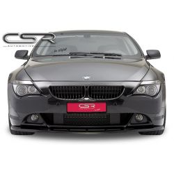 CSR - BMW E63 6 Series 03-07 Glossy Black ABS Plastic Front Bumper Lip (Non M Package)