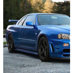 MM - Nissan Skyline R34 98-02 Wide Front Arches (For Z-Type Bumper)