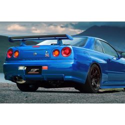 MM - Nissan Skyline R34 98-02 Wide Rear Arches (For Z-Type Bumper)
