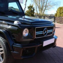 MM - Mercedes G-Class W463 90-12 G65 AMG Look Piano Black Edition Front Grille