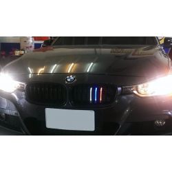 MM - BMW 5 Series F10 / F11 10- Front Grilles With LED Lights
