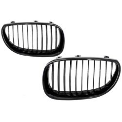 MM - BMW 5 Series E60 03-09 Piano Black Front Grilles