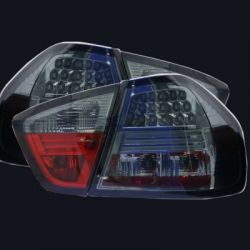 Ultra - BMW 3 Series E90 05- RED Clear LED Design Rear Lights