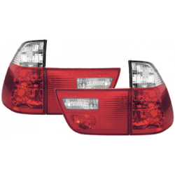 Ultra - BMW X5 99-06 Red / Clear Rear Lights