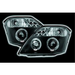 Ultra - Citroen C2 04- Black LED Halo Headlights