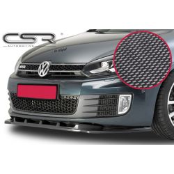 CSR - VW Golf Mk6 08-12 Carbon Look ABS Plastic GTI / GTD Front Bumper Lip