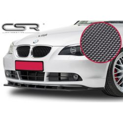 CSR - BMW E60 / E61 5 Series 03-07 Carbon Look ABS Plastic Front Bumper Lip (Non M Package)