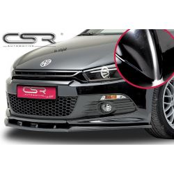 CSR - VW Scirocco 08- R-Line Glossy Black ABS Plastic Front Bumper Lip