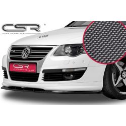 CSR - VW Passat B6 3C 05-10 R-Line Carbon Look ABS Plastic Front Bumper Lip
