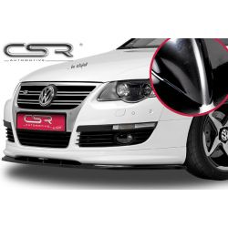CSR - VW Passat B6 3C 05-10 R-Line Glossy Black ABS Plastic Front Bumper Lip