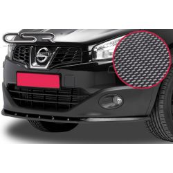 CSR - Nissan Qashqai 10- Carbon Look ABS Plastic Front Bumper Lip