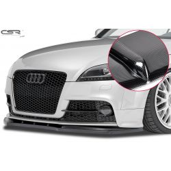 CSR - Audi TT 8J / S / S-Line 10-14 ABS Plastic Carbon Look Front Bumper Lip