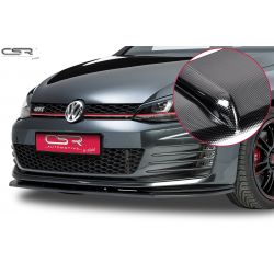 CSR - VW Golf Mk7 13- GTI / GTD ABS Plastic Carbon Look Front Bumper Lip