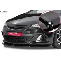 CSR - Vauxhall Astra Mk6 VXR / GTC 09- ABS Plastic Front Bumper Lip Splitter (Glossy Look)