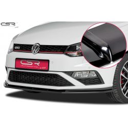 CSR - VW Polo 6C GTI 14- Glossy ABS Plastic Front Bumper Lip