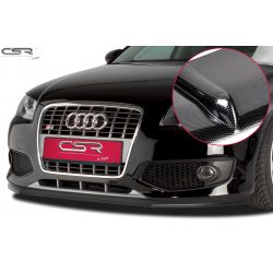 CSR - Audi S3 8V Sportback 13- ABS Plastic Carbon Look Front Bumper Lip