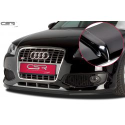 CSR - Audi S3 8V Sportback 13- ABS Plastic Glossy Front Bumper Lip