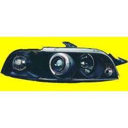 E-Racing - Fiat Punto Mk1 Black Angel Eyes Headlights