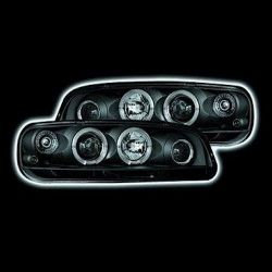 Ultra - Fiat Punto Mk2 99-03 Black Halo Headlights