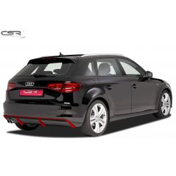 CSR - Audi A3 8V 3 Door / Sportback 12-16 FiberFlex Rear Bumper Lip (Not S-Line / S3 / RS3)