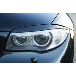 Ingo Noak Tuning - BMW 1 Series E81 / E82 / / E87 / E88 04-13 ABS Plastic Headlight Eyebrows