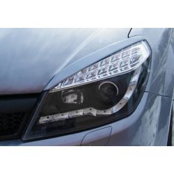 Ingo Noak Tuning - Vauxhall Astra Mk5 04-09 ABS Plastic Headlight Eyebrows