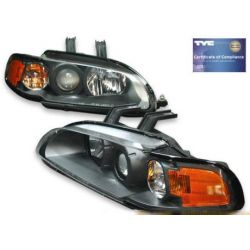 MM - Honda Civic 92-95 TYC Black Headlights