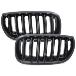 MM - BMW X3 E83 04-07 Gloss Black Front Grilles