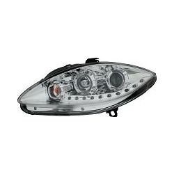 Trupart - Seat Leon 05- Chrome Headlights / LED Daytime Running Lights