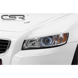CSR - Volvo S40 Saloon / V50 Estate 04- ABS Plastic Headlight Eyebrows