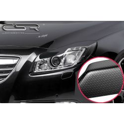 CSR - Vauxhall Insignia 08- ABS Plastic Evil Eye Carbon Look Headlight Eyebrows