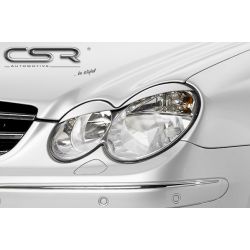 CSR - Mercedes CLK 02-10 ABS Plastic Headlight Eyebrows