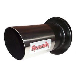 Sportex - Single Jap 4" Full Exhaust System - Vauxhall Corsa C Track (Inc Front Pipe)