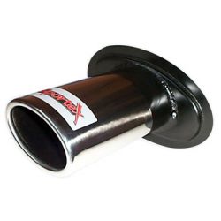 Sportex - Single 4" Oval Full Exhaust System - Vauxhall Corsa C Track (Inc Front Pipe)