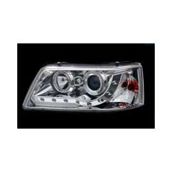 Ultra - VW Transporter T5 03- Chrome DRL Style Headlights