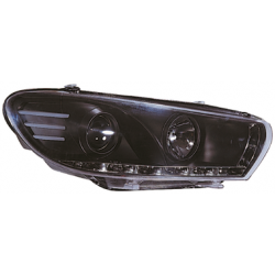 Ultra - VW Scirocco 08- DRL Look Black Headlights
