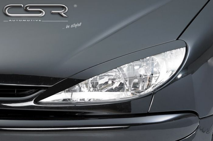 Peugeot 206 Headlight Eyebrows - Peugeot Headlight Eyebrows - Headlight  Eyebrows